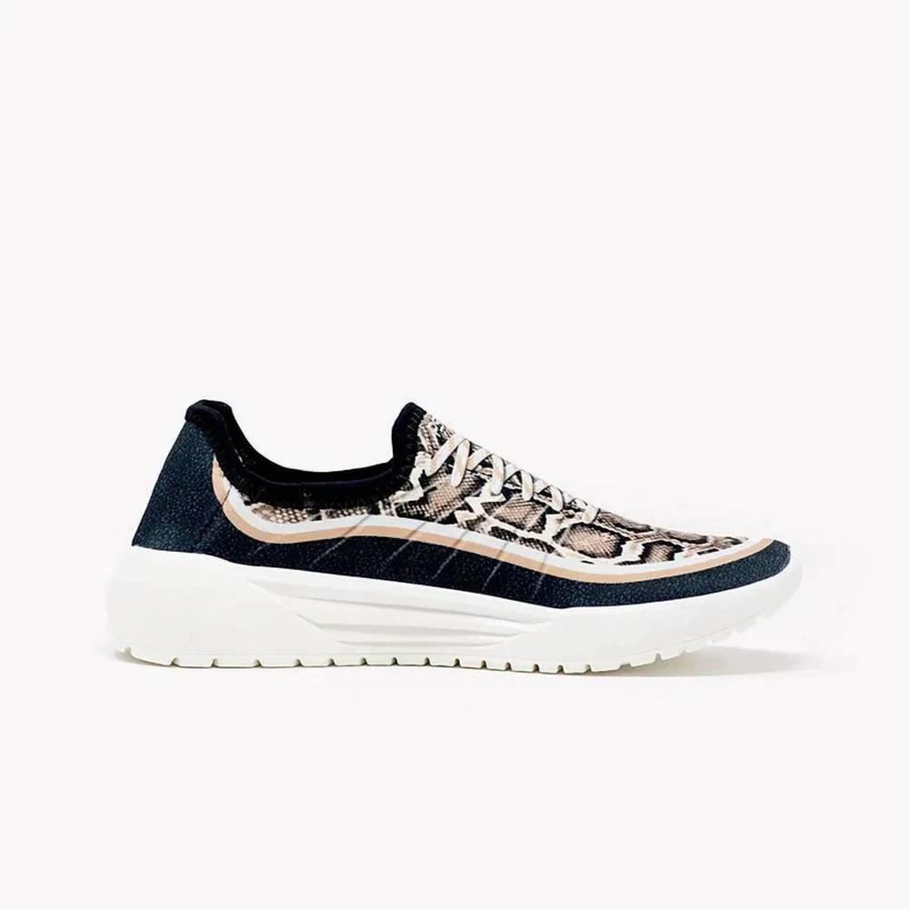 NEW PSUDO women racer shoes in natural snake